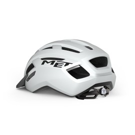 MET - Allroad Leisure Cycling Helmet In Matt White Size Small (52-56 cm)