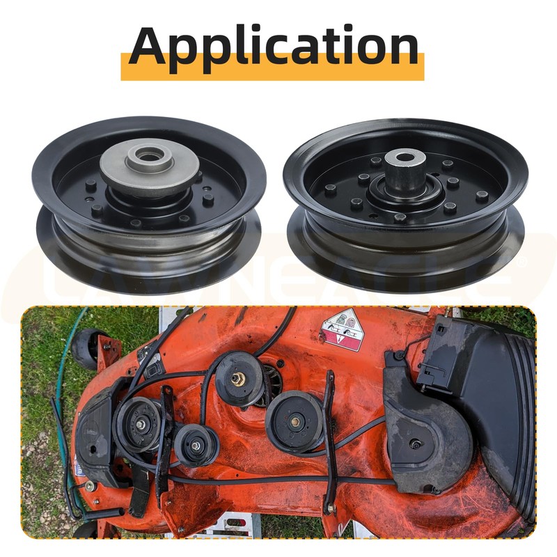 Lawneagle 532196106 Idler Pulley with 532196104 Idler Pulley Replaces Husqvarna