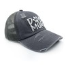 Waldeal Dog Mom Trucker Hat, Adjustable Messy Bun Ponytail Hat