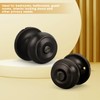 Gobrico Round Ball Style Door Knob Keyless Privacy Bedroom and