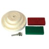 Silverline 153203 Polishing Kit 6pce 50, 75, 100 mm