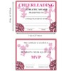 30Pcs Cheerleading Award Certificates 8.5x11inch End of Season Cheerleading Team