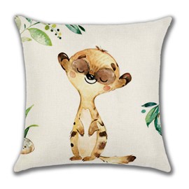 Ohok Waterproof Cushion Cover, 45 x 45 cm, Set of 4 Decorative Outdoor Cushion Covers, Decorative Sofa Cushion, Couch Cushion, Decorative Cushion Covers for Sofa, Living Room, Balcony, Garden, Car