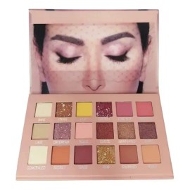 Paleta Huda Beauty The New Nude 18 Sombras Waterproof Axiu