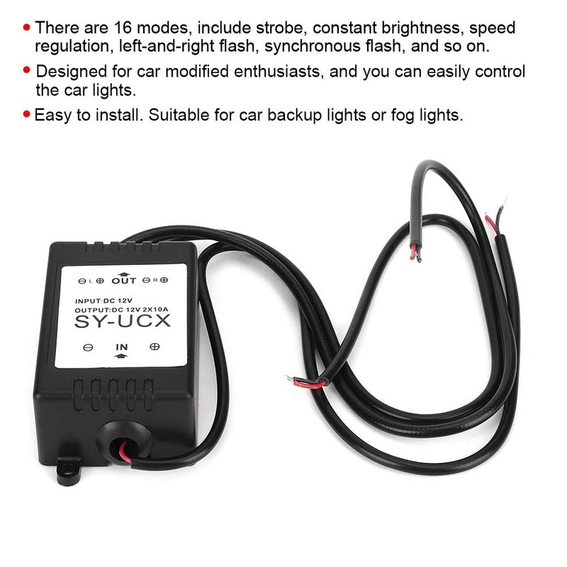 Módulo de control estroboscópico inalámbrico universal de 12 V y