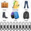 6pcs Replacement Zipper Pull Detachable Zipper Pull Tabs Metal Extender