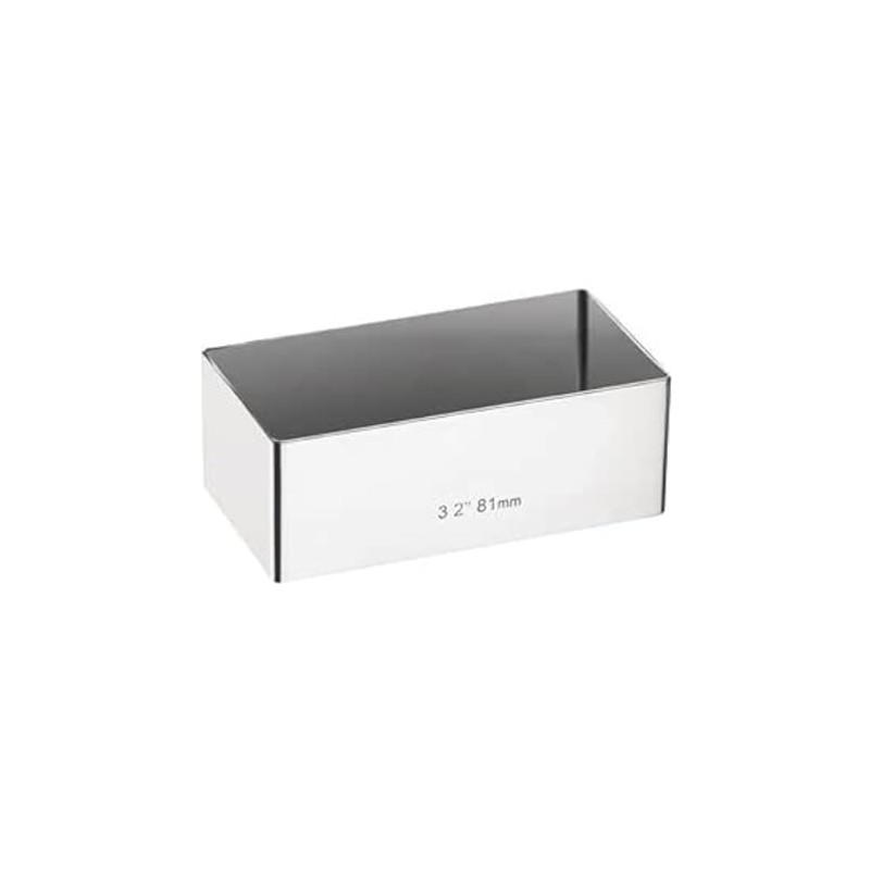 Rectangular Mini Gateaux Mould 8x4cm