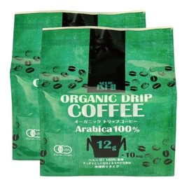 Seijo Ishii Organic Drip Coffee 0.4 oz (12 g) x 10 Packs x 2 Bags