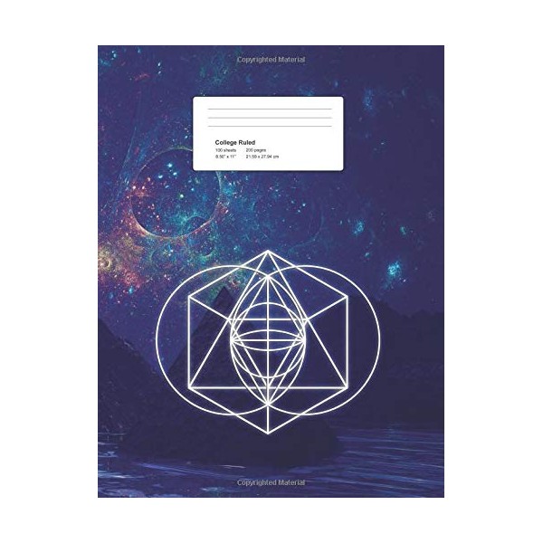 Composition Notebook: 8.50" x 11" 200p College Ruled Lined Exercise