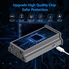 REYTRIC Upgraded 2-Pack Hunting Camera Rechargeable Batteries Compatible with Reveal Hunting Camera X, X Gen 2.0, X Pro, XB, SK Cellular Trail Cameras TA-CT-XG2 TA-CT-SK TA-TC-BOV1 TA-CT-XP2