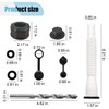 LAINLOY Gas Can Spout Replacement Kit, Flexible Pour Nozzle, Compatible