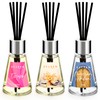 Xcleen 3 Pack Reed Diffuser, Scented Oil Diffuser with 15
