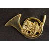 Miniblings French Horn Brooch Pin Badge Wind Instrument Orchestra Horn