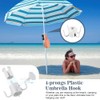 HEKOBAG Parasol Holder Balcony Stand Parasol Stand Balcony Railing Umbrella