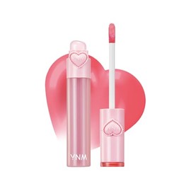 YNM Heart Jelling Tint, PEACH JELLING, cepillo de labios de silicona incluido, K-Beauty, antiadherente, hidratante, a prueba de manchas, tinte de labi