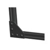 Befenybay 8PCS/Set Surface Anodic Oxidation Black L Shape Corner Bracket