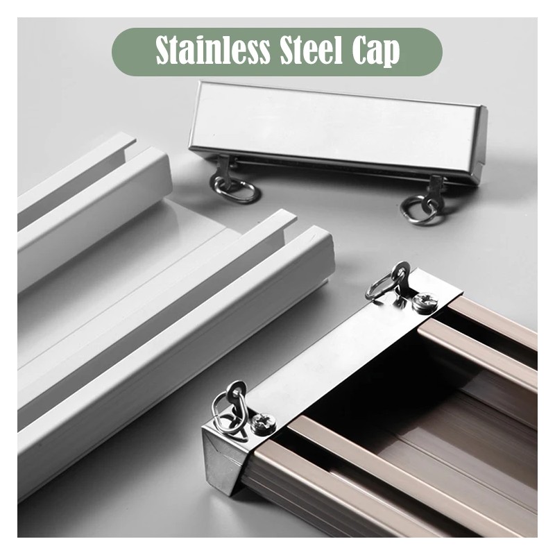 ZSHINE Curtain Rail Track Ceiling or Wall Mounting Heavy-Duty Curtain
