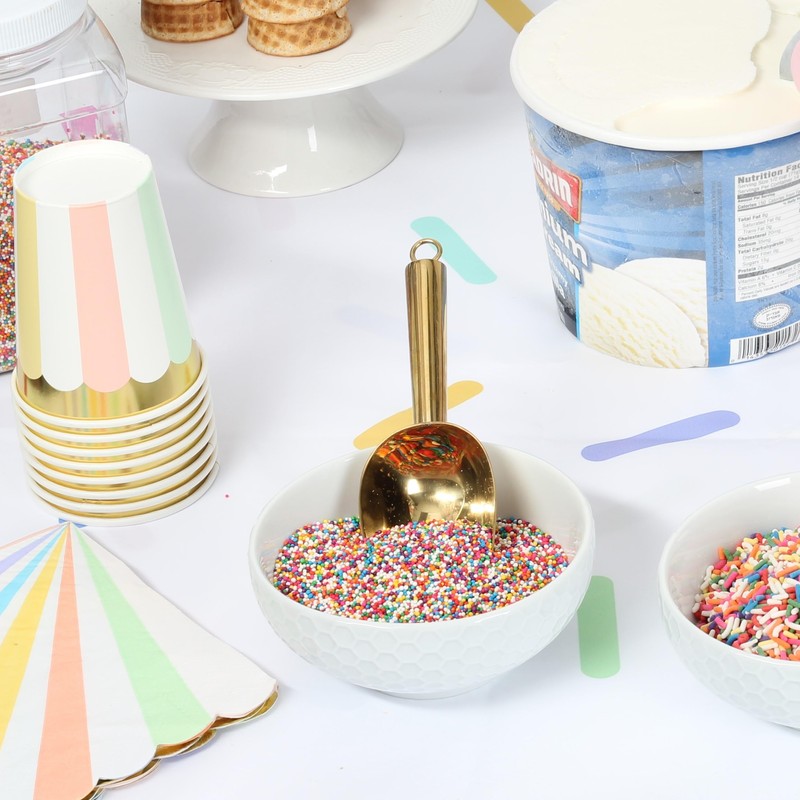 Rainbow Nonpareils Sprinkles - 2.7 Pounds - Big Bulk -