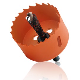 Hole Drill Set 80 mm Hole Saw Universal Hole Cutter Bi-Metal HSS Bi-Metal for Metal, Aluminium, Rustproof, Wood, PVC, Stainless Steel and Plastic Plate