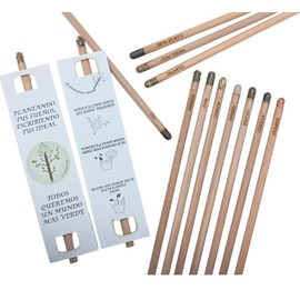 Lápiz con semilla ecológico 50 piezas