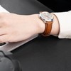 Gomvadr Leather Watch Strap Vegetable Tanned Top Grain Leather Strap,