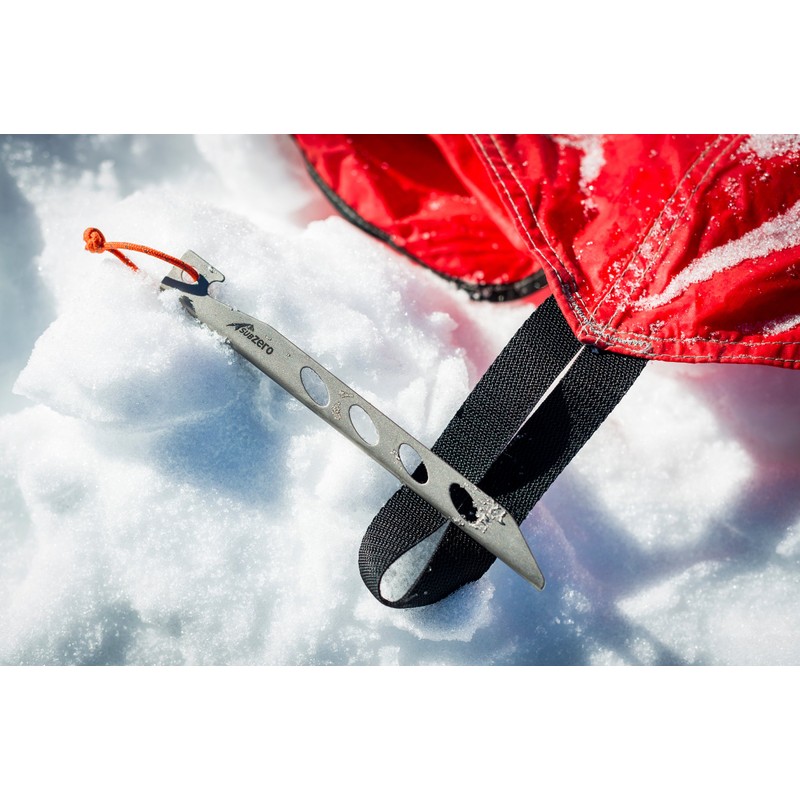SUB ZERO Strong Lightweight Hard Ground Titanium V Shaped Camping