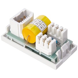 Knightsbridge NETBTMWH Telephone Master Outlet, ABS, White