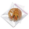 200 Pack 6" x 6" Thick Clear Resealable Self Seal