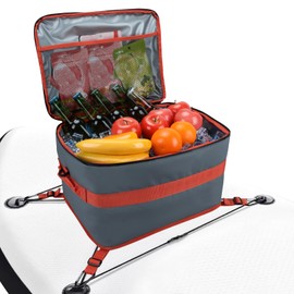 Paddle Board Cooler Bag, Pyrrhus 24 Cans Sup Insulated Deck Cooler Bag, Waterproof PVC Material Cooler Backpacks for Stand Up Paddleboard