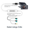 Hikvision C6PRO Buckline, Micro Hardwire-Kit, 12.5ft/3.8 Meter Auto-Ladekabel-Kabel, Parküberwachung mit