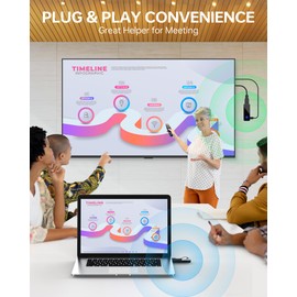 BEQOOL Wireless HDMI Transmitter and Receiver - 4K Decoding 1080P 60HZ Output, Dual Band 2.4/5GHz, 98FT, Streaming Video Audio from Laptop, PC, STB, Camera to TV, Projector, Monitor(Black)