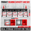 SEDY 68" All Metal Garden Tool Organizer Hooks - Garage