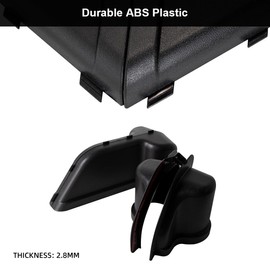 ETL INDUSTRIES 4PCS Front + Rear Door Storage Pockets, Door Side Insert Organizer Tray Box for 2018-2023 Jeep Wrangler JL JLU Rubicon Sport Sahara Gladiator JT Interior Storage Accessories