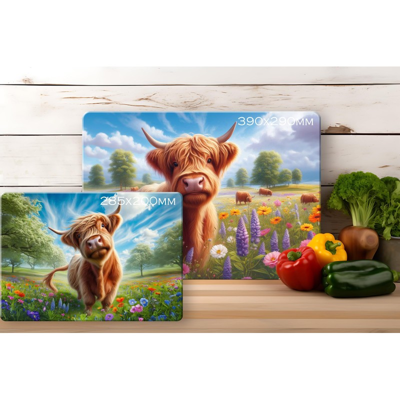Noble & Page - Tempered Glass Cutting Board - 285x200mm