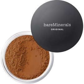 bareMinerals bareMinerals Original Loose Powder Foundation SPF 15, Lightweight Mineral Loose Powder Foundation Makeup, Buildable Coverage, Talc Free, Vegan (Medium Dark 23)
