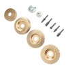 Wood Carving Disc Rotary File Set Angle Grinder Grinding Shaping