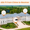 BESIMLIVE Wireless Signal Forwarding Wireless Doorbell Extension Set, Bell Forwarding
