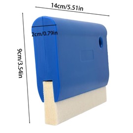 Fokmuaex Window Film Scraper - Multi-Functional car Film/Shower Door Installer, car Film Hair Scraper, Anti-Scratch Head Multi-Functional Beauty Tool (1pcs)