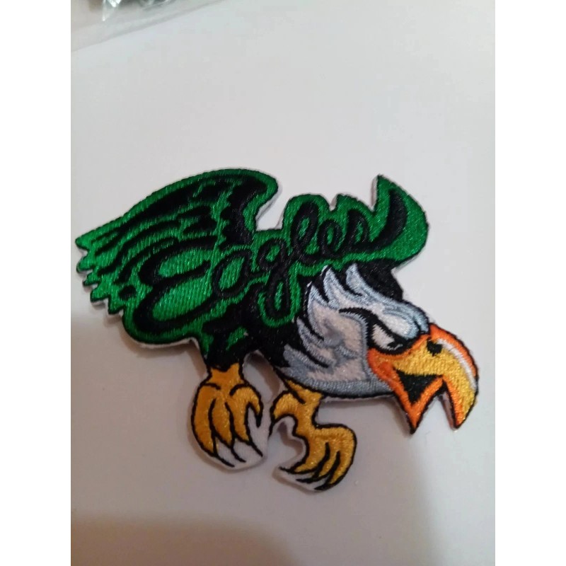 Unbranded Eagles Embroidered- Iron On Patch 3" x 2.5"
