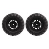 RiToEasysports 2Pcs 85mm RC Car Tires,RC Car Rubber Tires 47mm