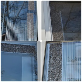 80 Pack Window Fly Traps Sticky,Clear Fly Paper Indoor for Home,Window Sticky Traps Fruit and Housefly Trap Indoor Fly Catcher Bug Traps Gnat Catcher Killer