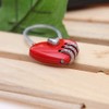 Mini Love Heart Lock,Red Heart Padlock, Mini Code Lock, Wire