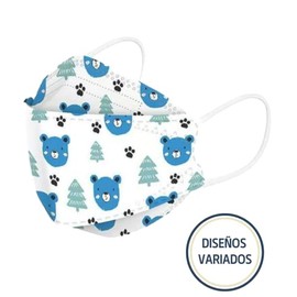 Cubrebocas KF94 Infantil - AJR - Ajustador Nasal - 4 Capas de Protección (20)