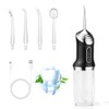 Tragbarer Zahnwasser-Flosser – wiederaufladbar und wasserdicht IPX7 Munddusche, Tiefenreinigung für