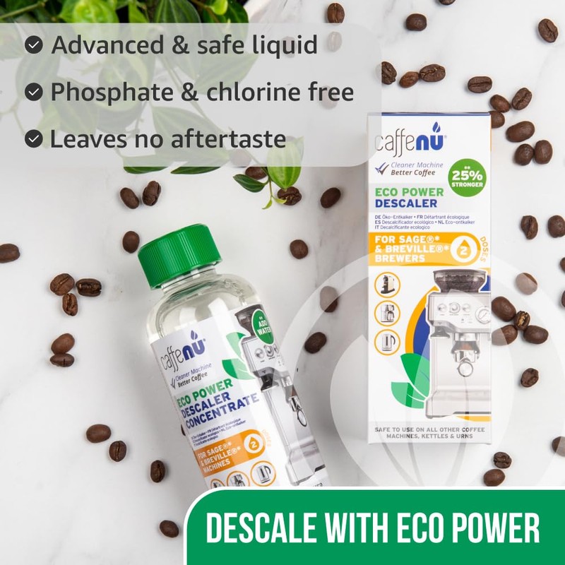 Caffenu Descaling Solution for Sage Machines (1 bottle - 2