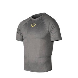 EvoShield Adult Performance Rib Shirt and Shields - Grey, X-Large