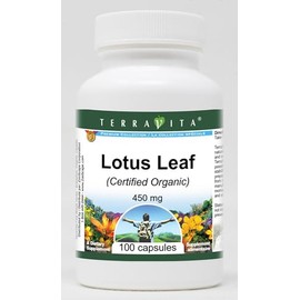 Lotus Leaf (Certified Organic) - 450 mg (100 Capsules, ZIN: 516530)