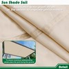 Goleray 8'x16' Waterproof Shade Cloth with Grommets, Rectangle Sun Shade