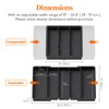 Lifewit Utensil Organizer for Kitchen Drawers, Expandable Cooking Utensil Tray,