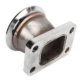 3in V Band Flange Adapter Stainless Steel Rust Proof Smooth Flow High Strength Car Accessory Fit for T3 Turbo